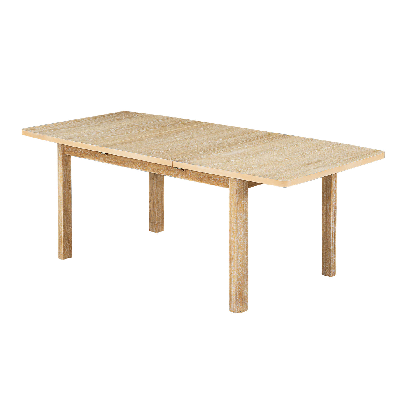 expandable 84 inch dining table set with 24 inch detachable leaves