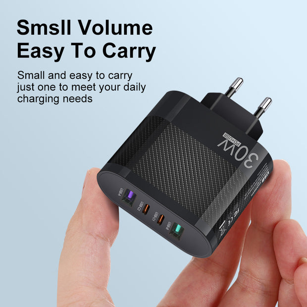 Mobile Phone Charger Multi Interface Travel Charging Head