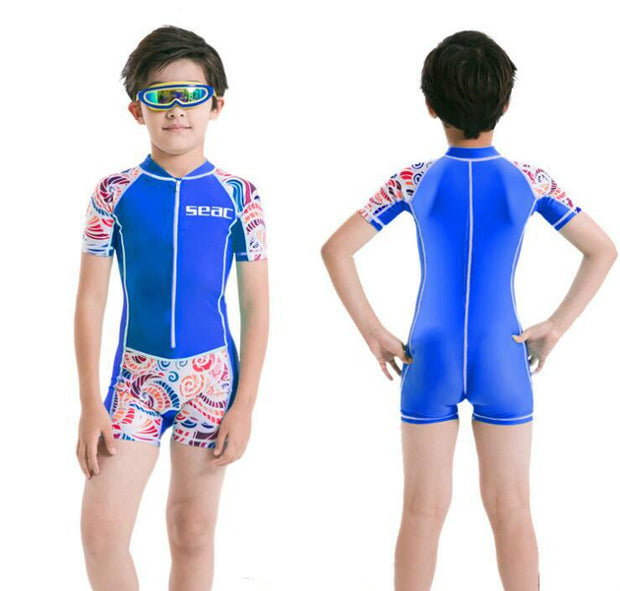 Kid Short-Sleeved 0.5mm Lycra Surf Clothing