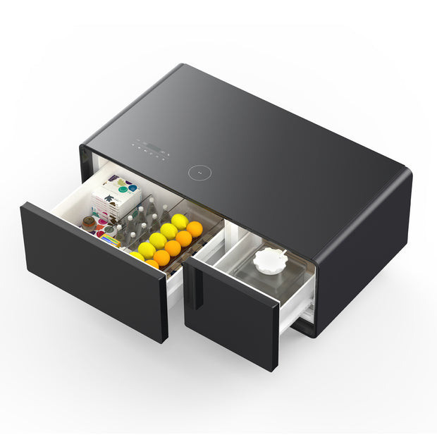 Modern Smart Coffee Table with Built-in Fridge
