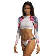 New Bikini European and American Sexy Split Flower