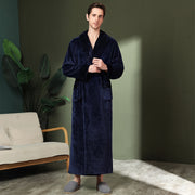 Women's double-sided thick couple bathrobe