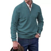 Men's Zipper Stand up Collar Sweater