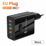 five in one charger, 48W multi interface charger