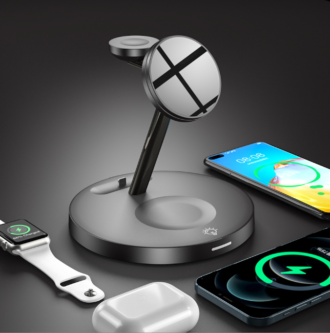 Three in one wireless charger magsafe magnet