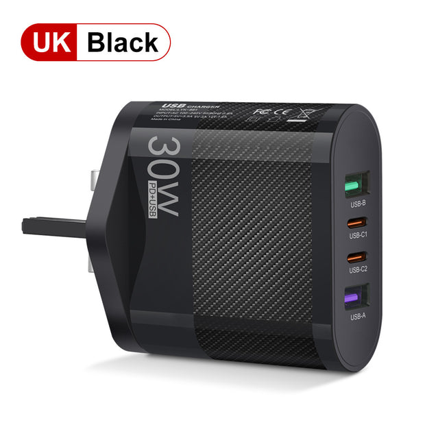 Mobile Phone Charger Multi Interface Travel Charging Head