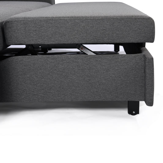 Convertible Sleeper Sofa Bed Modern Fabric