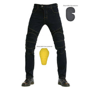 Motorcycle racing rider straight jeans