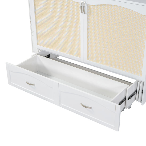 Large Murphy bed wall mounted bed with drawers