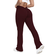 Peach trumpet pants for women,