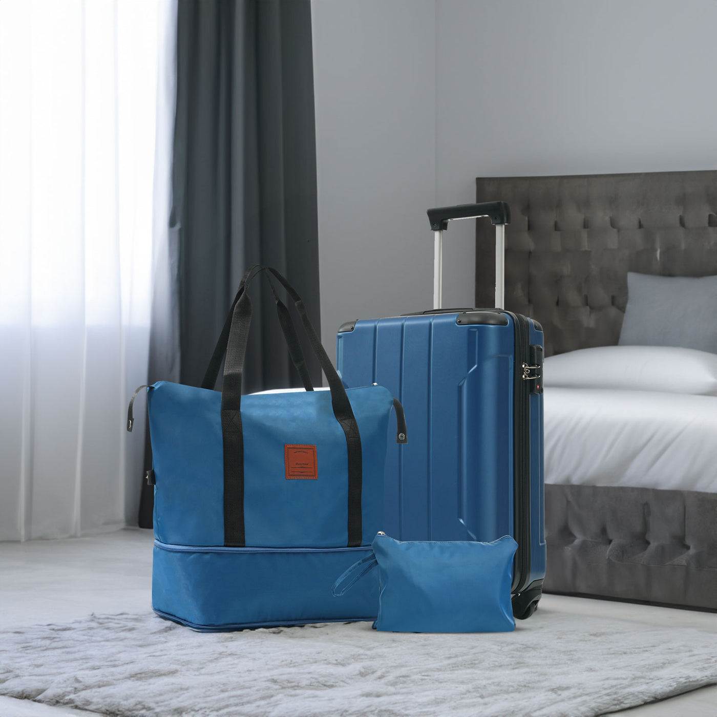 Hardshell Luggage Sets 3 Piece Carry-on Suitcases with Wheels
