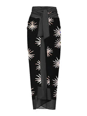 French retro jumpsuit for women's vacation suit dress