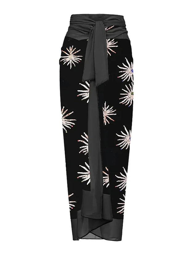 French retro jumpsuit for women's vacation suit dress