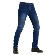 Motorcycle racing rider straight jeans