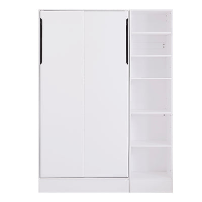 Twin Size Murphy Bed Wall Bed with Sofa,with Shelves
