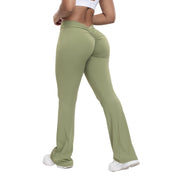 Peach trumpet pants for women,