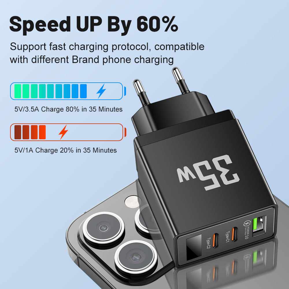 Charging head frequency converter