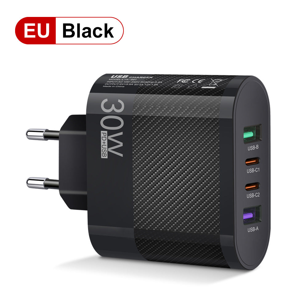 Mobile Phone Charger Multi Interface Travel Charging Head