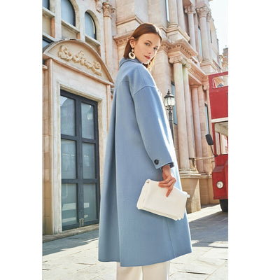 winter  wool double woolen coat women