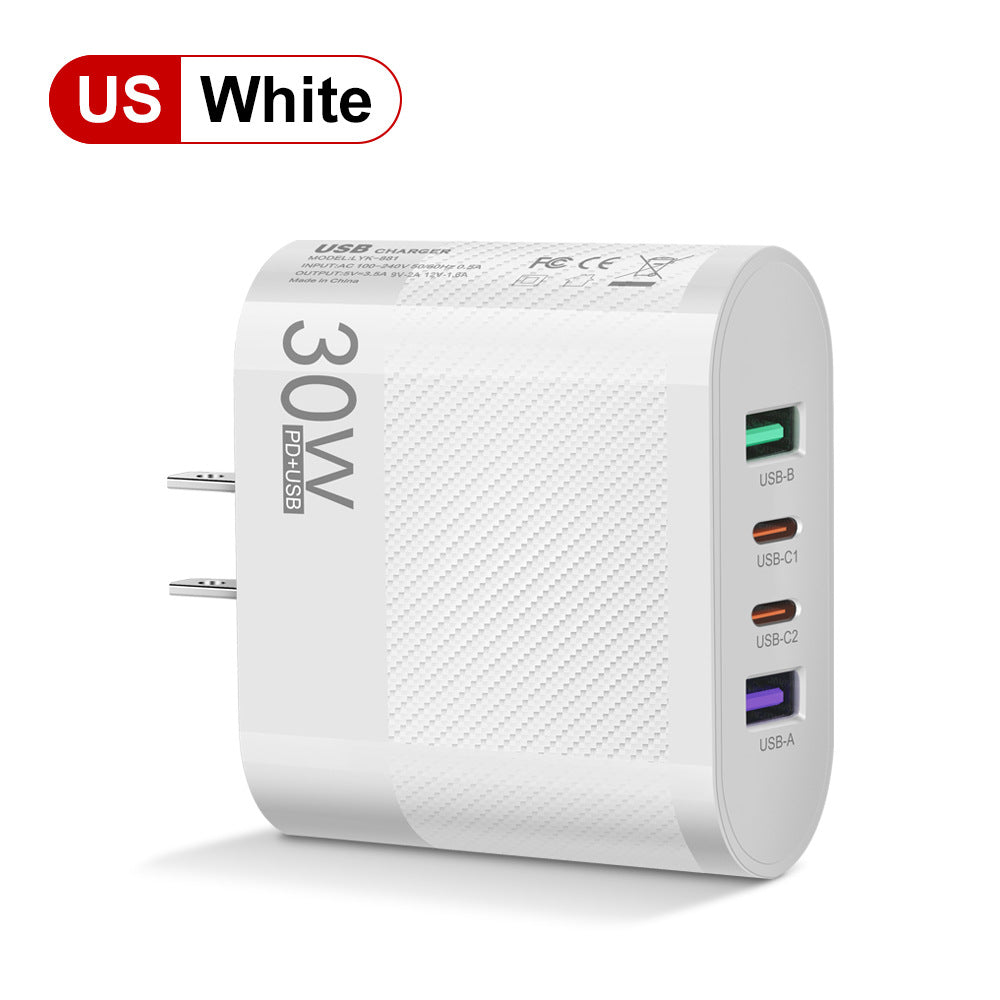 Mobile Phone Charger Multi Interface Travel Charging Head