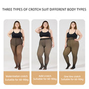 Oversized Black Silk Leg Artifact Black Transparent