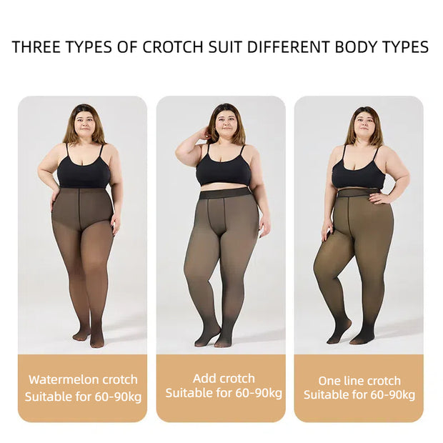 Oversized Black Silk Leg Artifact Black Transparent