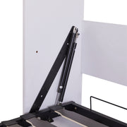 Twin Size Murphy Bed Wall Bed with Sofa,with Shelves