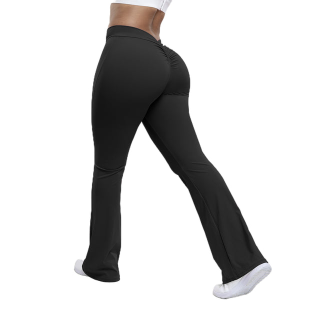 Peach trumpet pants for women,