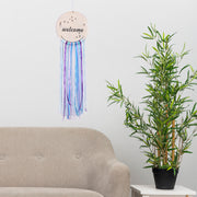 Home Decor Wood Plank Mermaid Blue