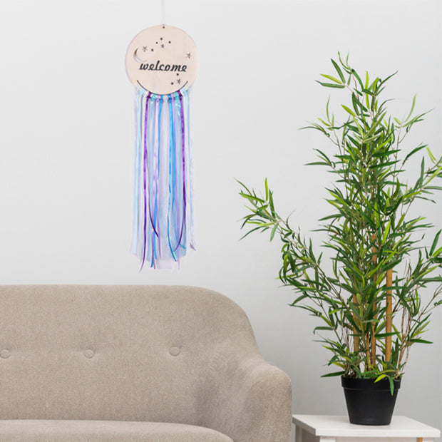 Home Decor Wood Plank Mermaid Blue