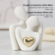 Creative couple figure decoration Newlywed home decoration