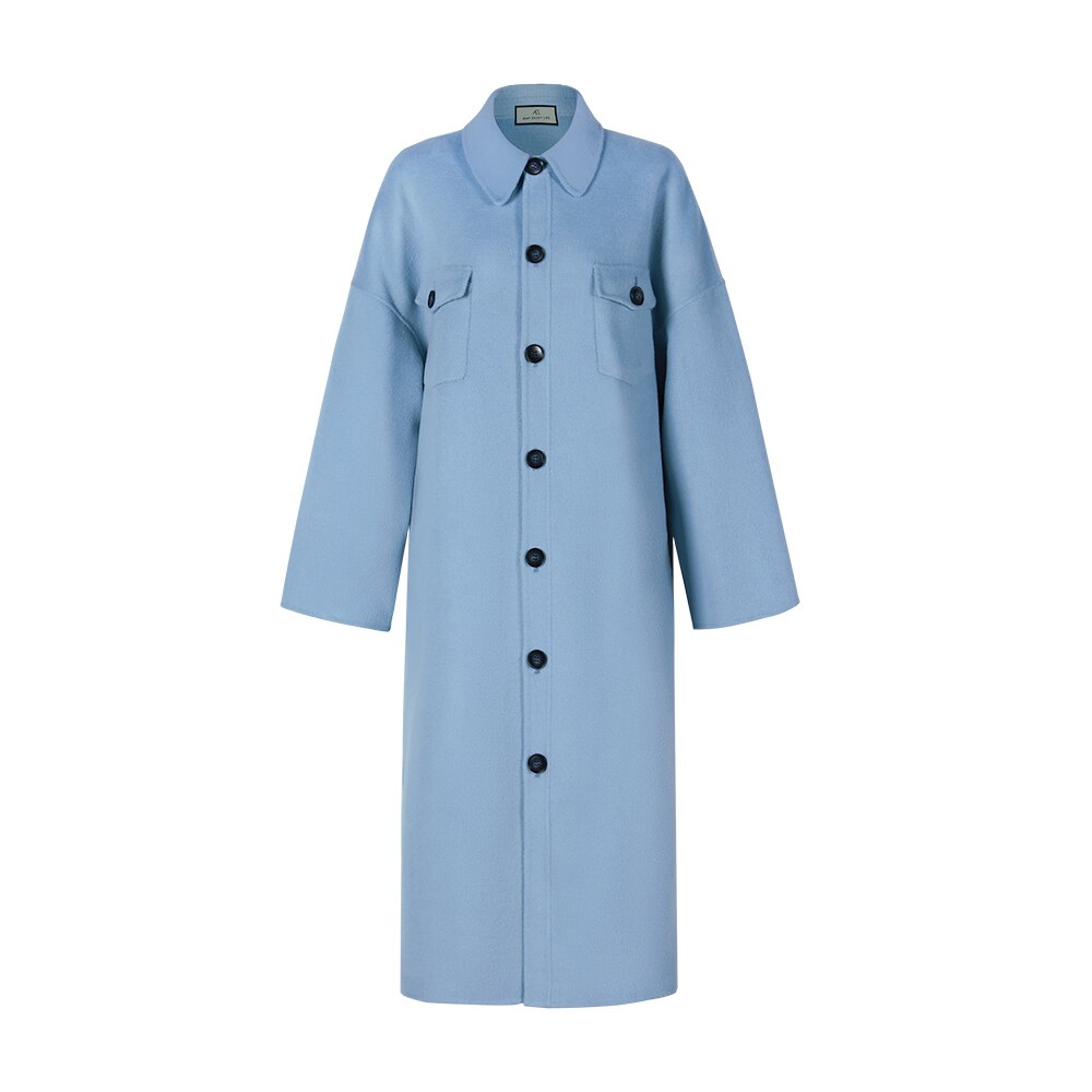 winter  wool double woolen coat women