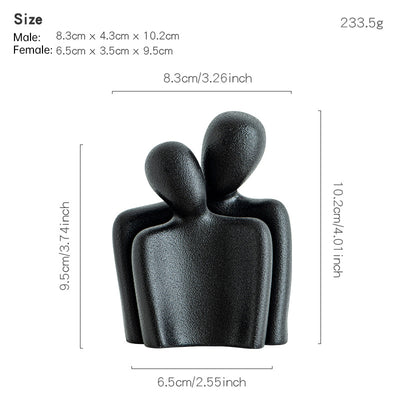 Creative couple figure decoration Newlywed home decoration
