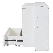 Large Murphy bed wall mounted bed with drawers