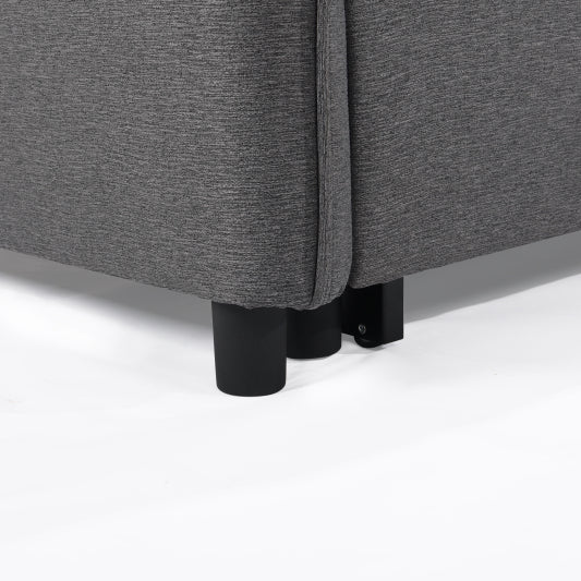 Convertible Sleeper Sofa Bed Modern Fabric