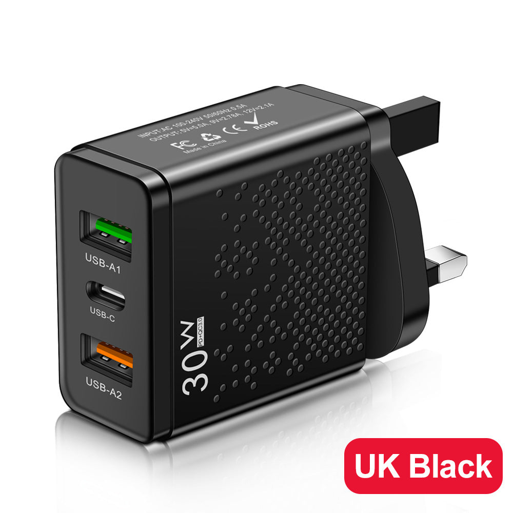 mobile phone charger with multiple ports,