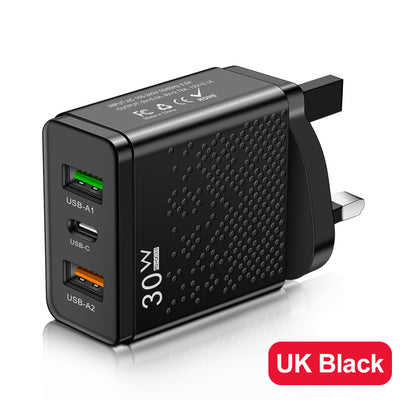 mobile phone charger with multiple ports,