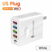 five in one charger, 48W multi interface charger