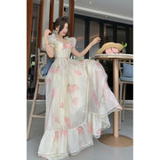 Design sense niche temperament high-end sense vacation long skirt