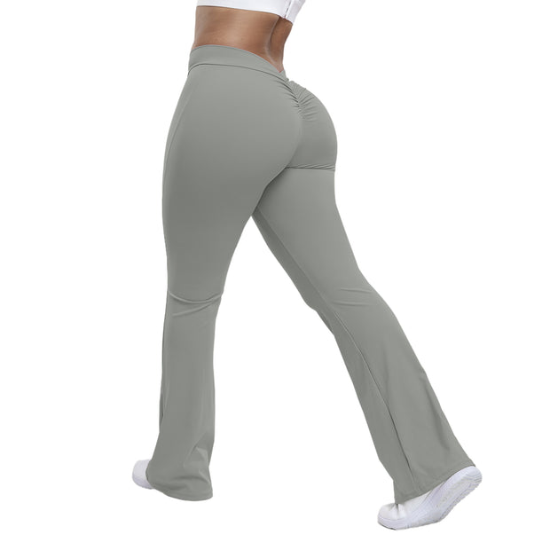Peach trumpet pants for women,