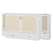 Large Murphy bed wall mounted bed with drawers