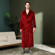 Women's double-sided thick couple bathrobe