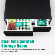 Modern Smart Coffee Table with Built-in Fridge