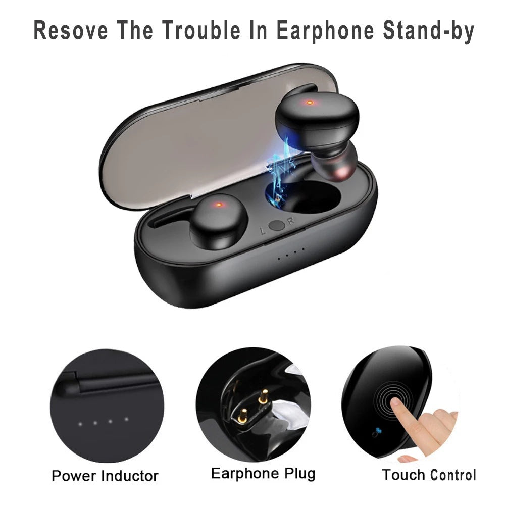 Y30 Bluetooth Headset 5.0 Touch