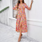 European and American women's summer vacation