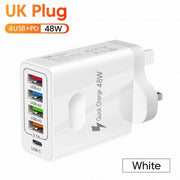 five in one charger, 48W multi interface charger