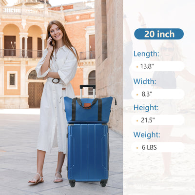 Hardshell Luggage Sets 3 Piece Carry-on Suitcases with Wheels