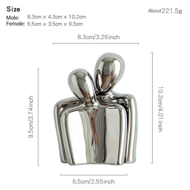 Creative couple figure decoration Newlywed home decoration