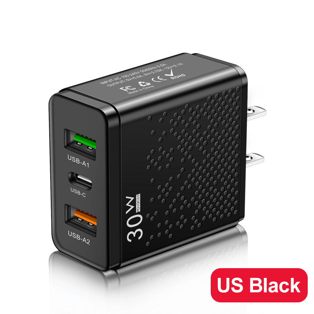 mobile phone charger with multiple ports,