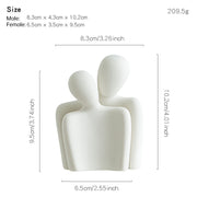 Creative couple figure decoration Newlywed home decoration